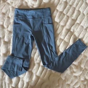Athleta Kids Leggings in Slate Blue